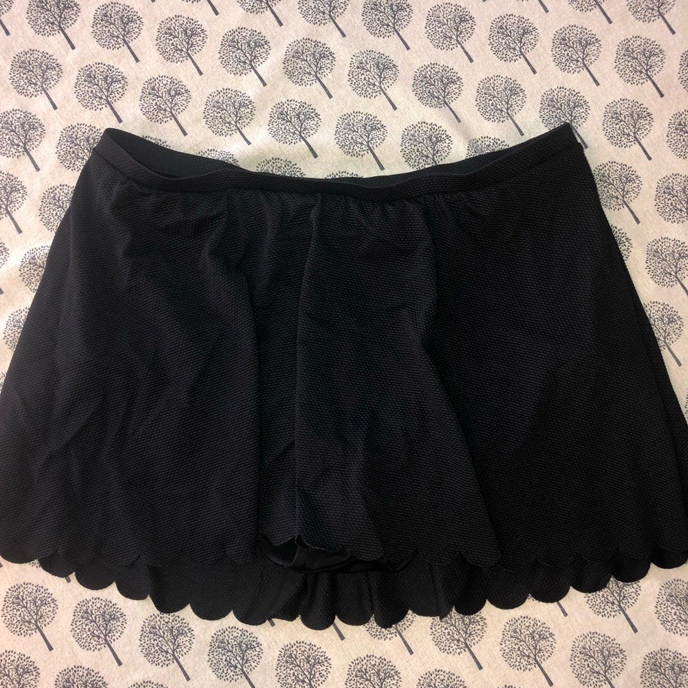 Torrid Scalloped Skirt Swim Bottom